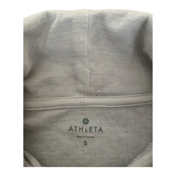 Athleta Eco Wash Cowl Neck Sweatshirt Dress S - Picture 11 of 15